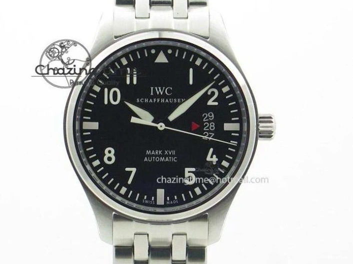 MIROTIME 0428 SportInspired Portofino IW458101 RG MK 1:1 Best Edition Gray Dial On Brown Leather Strap MIYOTA 7165